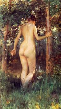 硃利葉斯 勒佈朗 斯圖爾特 Study Of A Nude Woman 硃利葉斯 勒佈朗 斯圖爾特 Study Of A Nude Woman